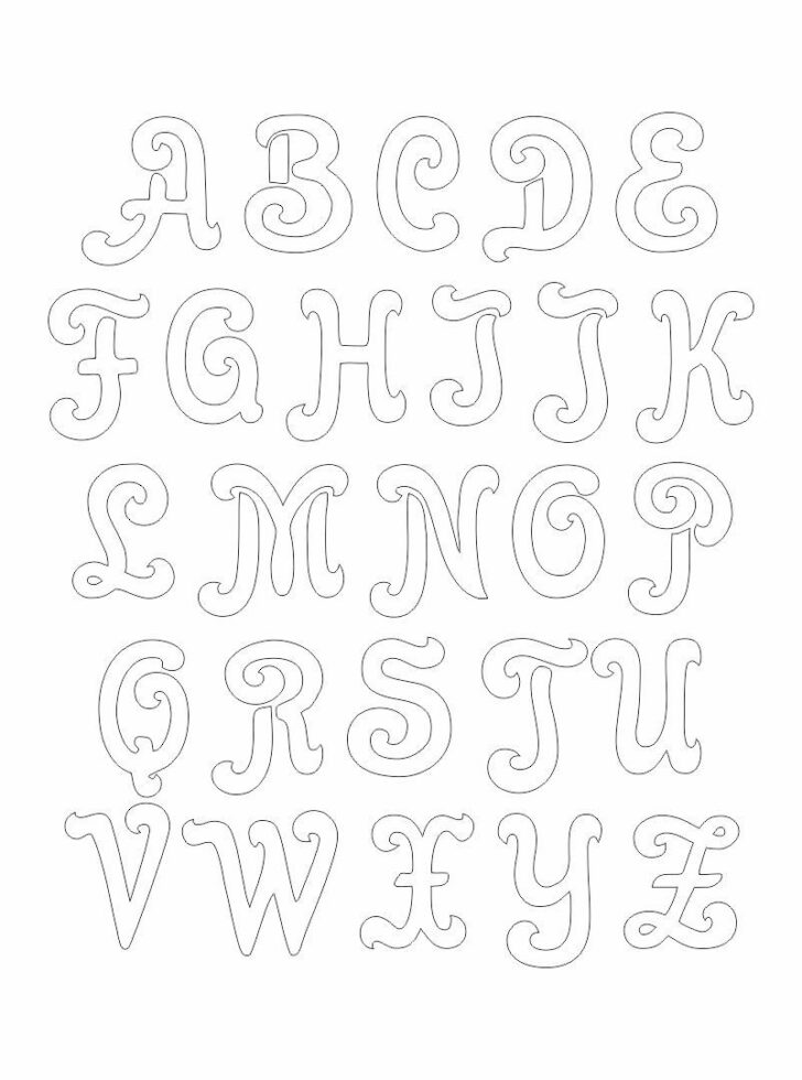Free Printable Alphabet Stencils