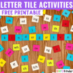 Letter Tile Activities For Kindergarten   Simply Kinder Regarding Alphabet Tiles Printable Free