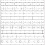 Letter Tracing – 2 Worksheets / Free Printable Worksheets Throughout Alphabet Handwriting Worksheets Free Printable