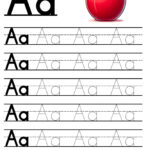 Letter Tracing Worksheets   Free A To Z Printables   Teach Prints Intended For Trace Alphabet Letters Printable