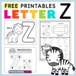 Letter Z Preschool Printables   Preschool Mom In Big Printable Alphabet Letters Z