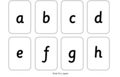 Lower Case Lettering Alphabet A-Z – Printable Teaching Resources within Alphabet Letters Lower Case Printable