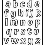 Lowercase Alphabet Letters Abc Alphabet Coloring Pages For Kids With Lower Case Alphabet Coloring Pages Printable