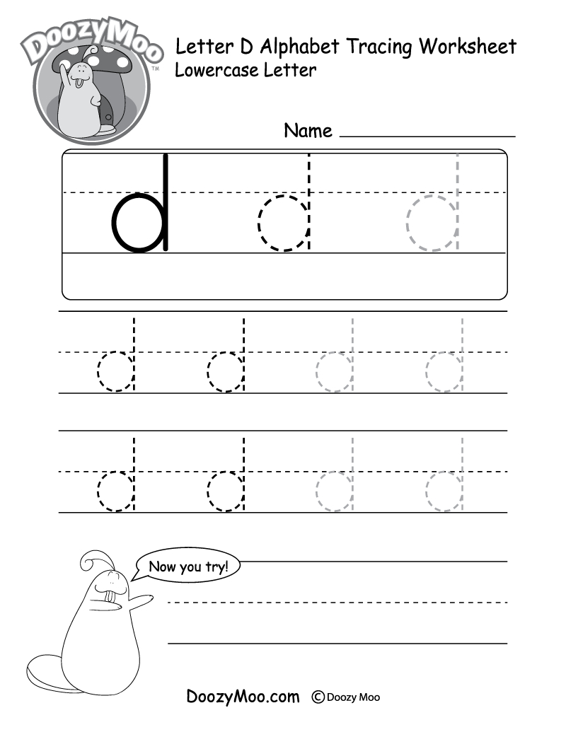 Lowercase Letter Tracing Worksheets (Free Printables) - Doozy Moo for Printable Alphabet Letters Tracing