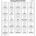 Magnificent Military Alphabet Printable For Kids! | Kids For Free Printable Military Alphabet Chart