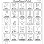 Magnificent Military Alphabet Printable For Kids! | Kids Throughout Military Alphabet Chart Printable