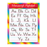 Manuscript Alphabet Chart Within Printable Manuscript Alphabet Chart