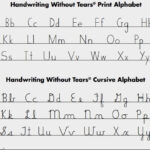 Mat Brigham On X: "'Handwriting Without Tears' Is Very Popular In With Handwriting Without Tears Cursive Alphabet Printable