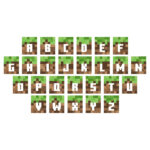 Minecraft Font [Updated]   Other Fan Art   Fan Art   Show Your For Free Printable Minecraft Alphabet Letters