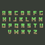 Minecraft Letters Printable Free Throughout Free Printable Minecraft Alphabet Letters