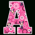 Minnie Mouse Alphabet Letters Png Intended For Free Printable Minnie Mouse Alphabet Letters