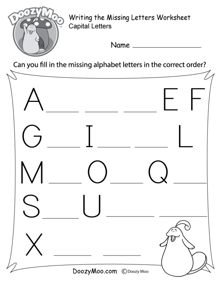 Printable Alphabet Writing Worksheets