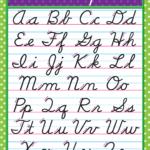 Modern Cursive Chart   Tcr7641 | Teacher Created Resources Throughout Cursive Alphabet Chart Free Printable