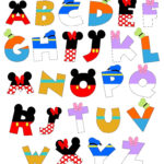 Mouse And Friends Alphabet Printable Letters   Etsy Regarding Mickey Mouse Alphabet Printable