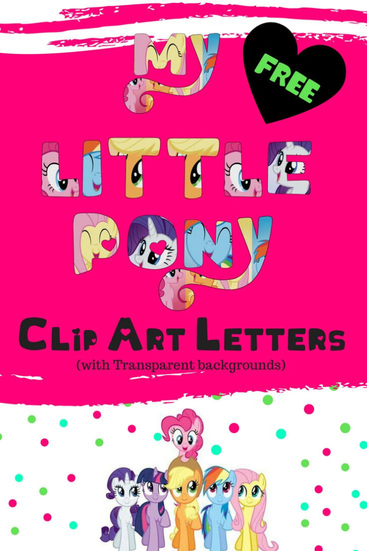 My Little Pony Alphabet Printable