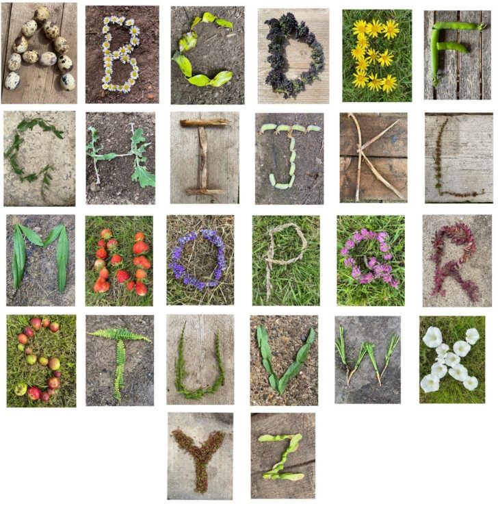 Free Printable Nature Alphabet Letters