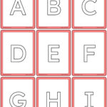 Outline Alphabet – Esl Flashcards For Medium Printable Alphabet Letters