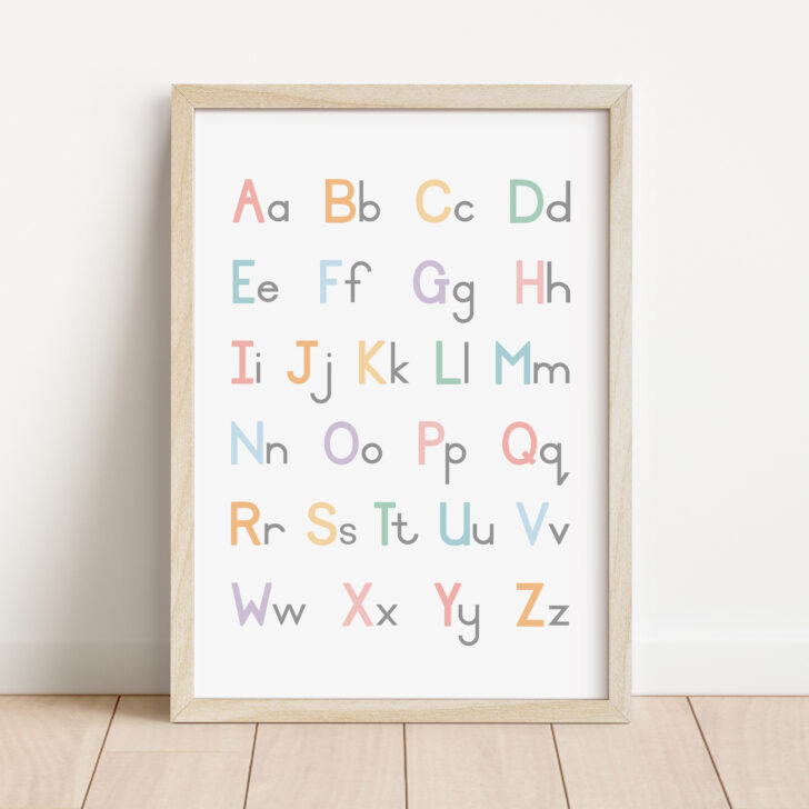 Alphabet Wall Art Printable