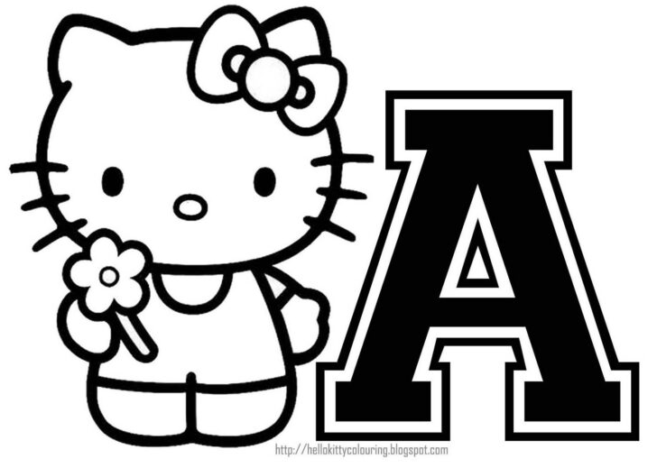 Hello Kitty Alphabet Letters Printable