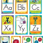 Pete The Cat® Alphabet Bulletin Board Pertaining To Pete The Cat Alphabet Printable