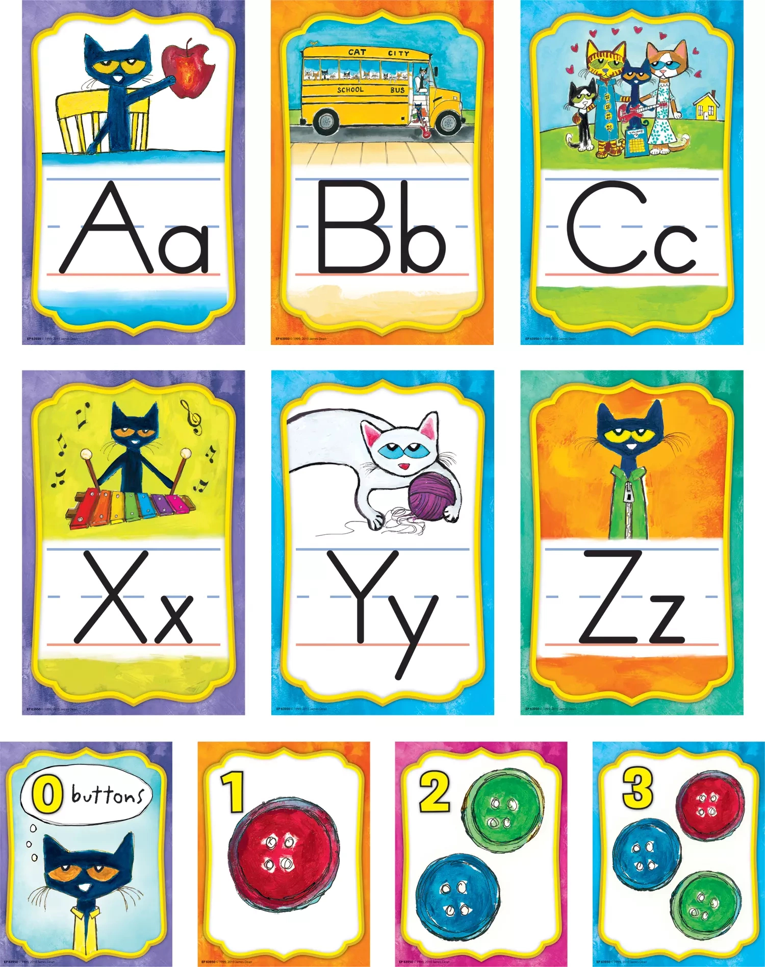 Pete The Cat® Alphabet Bulletin Board pertaining to Pete The Cat Alphabet Printable