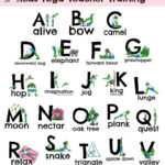 Pin Page For Free Printable Alphabet Yoga Cards