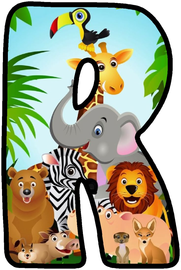 Pin Page inside Alphabet Safari Letters Printable