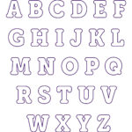 Pin Page Regarding Printable Alphabet Applique Letter Templates Free