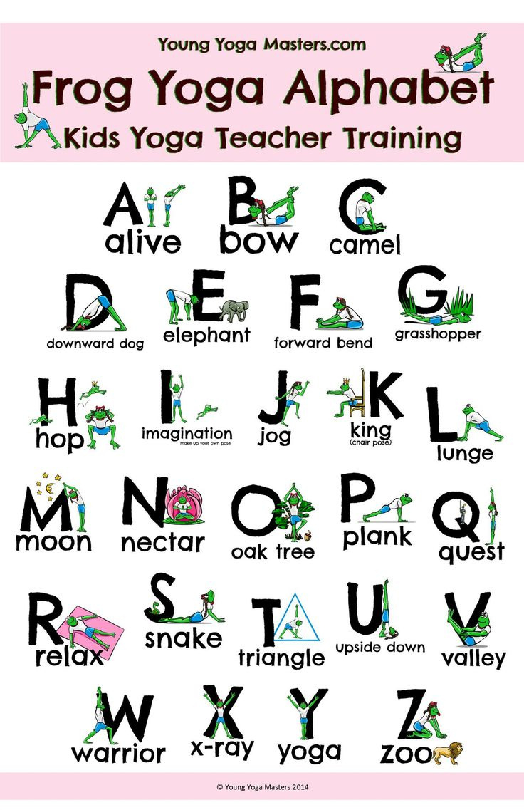 Pin Page regarding Printable Alphabet Yoga Cards