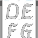 Pin Page With Printable Stained Glass Alphabet Patterns Free
