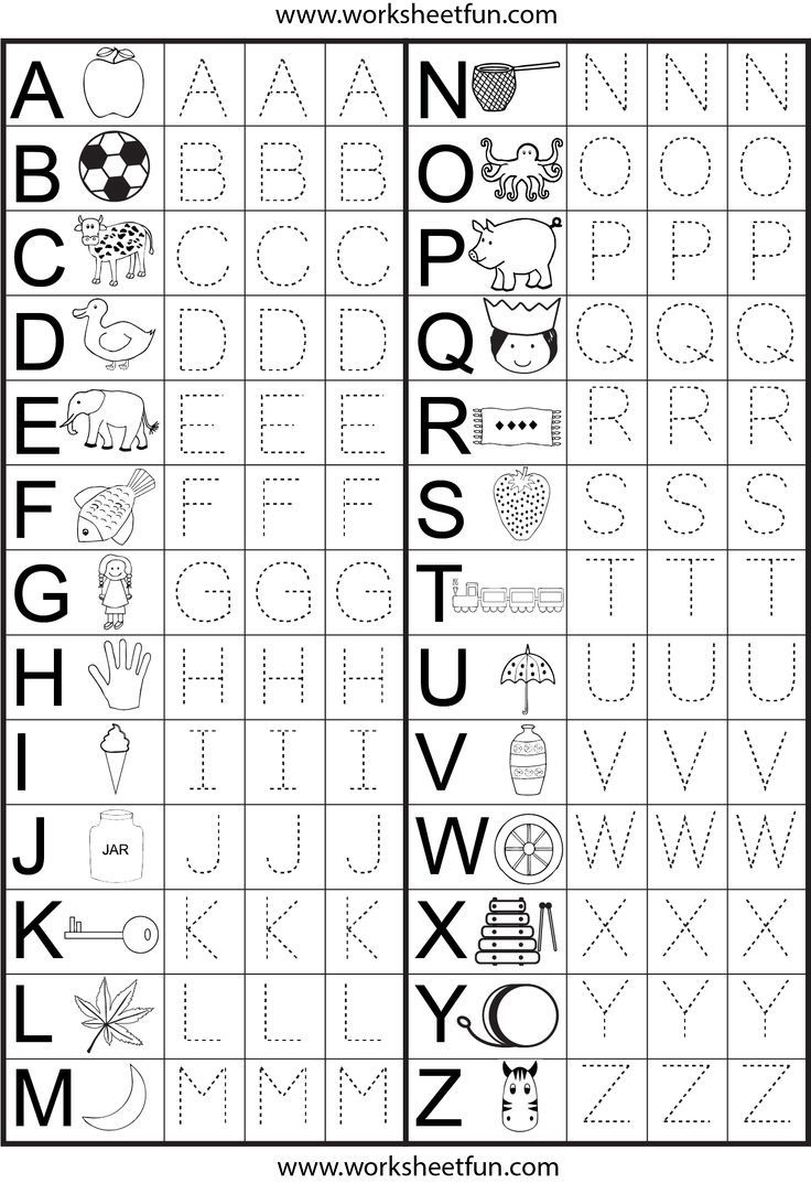 Preschool Learning Worksheets Printable Abc - Preschool Learning with Alphabet Letters Kindergarten Printable