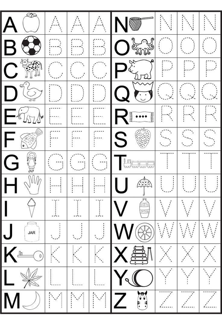 Preschool Worksheets Free regarding Free Printable English Alphabet Worksheets