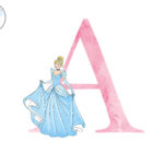 Princess Alphabet, Cinderella, Cinderella Alphabet, Princess With Printable Princess Alphabet Letters