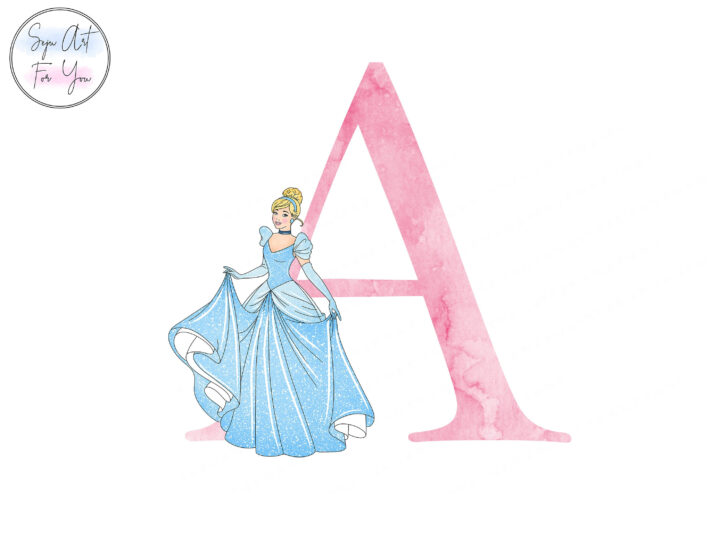 Printable Princess Alphabet Letters