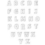 Printable 3D Bubble Letters Alphabet Regarding 3D Alphabet Templates Cut Out Printable 3D Letters Template