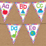 Printable Alphabet Banner. Full Alphabet Banner, Great For Inside Printable Alphabet Banner For Classroom