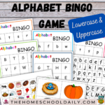 Printable Alphabet Bingo Game   The Homeschool Daily For Alphabet Bingo Printable Free