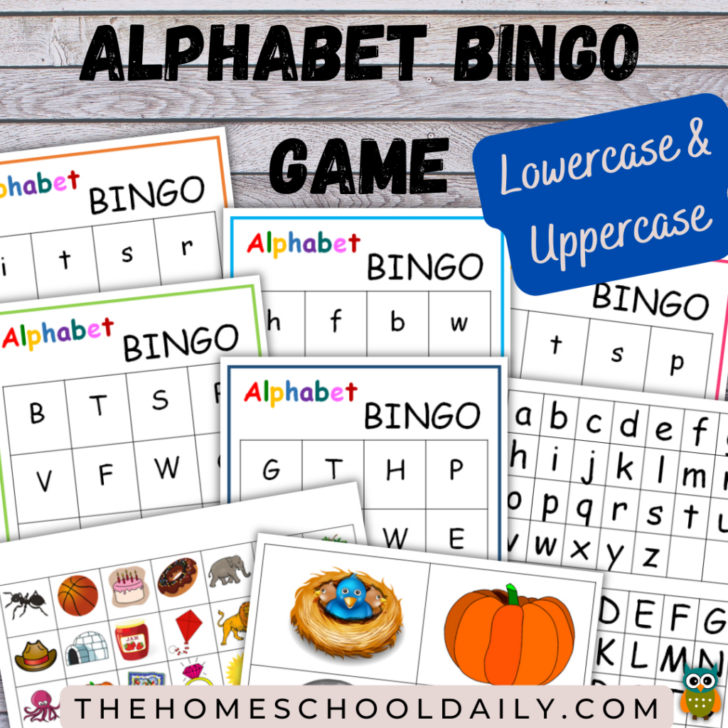 Alphabet Bingo Printable Sheets