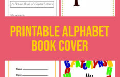 Printable Alphabet Book Cover throughout Printable My Alphabet Book Cover Page