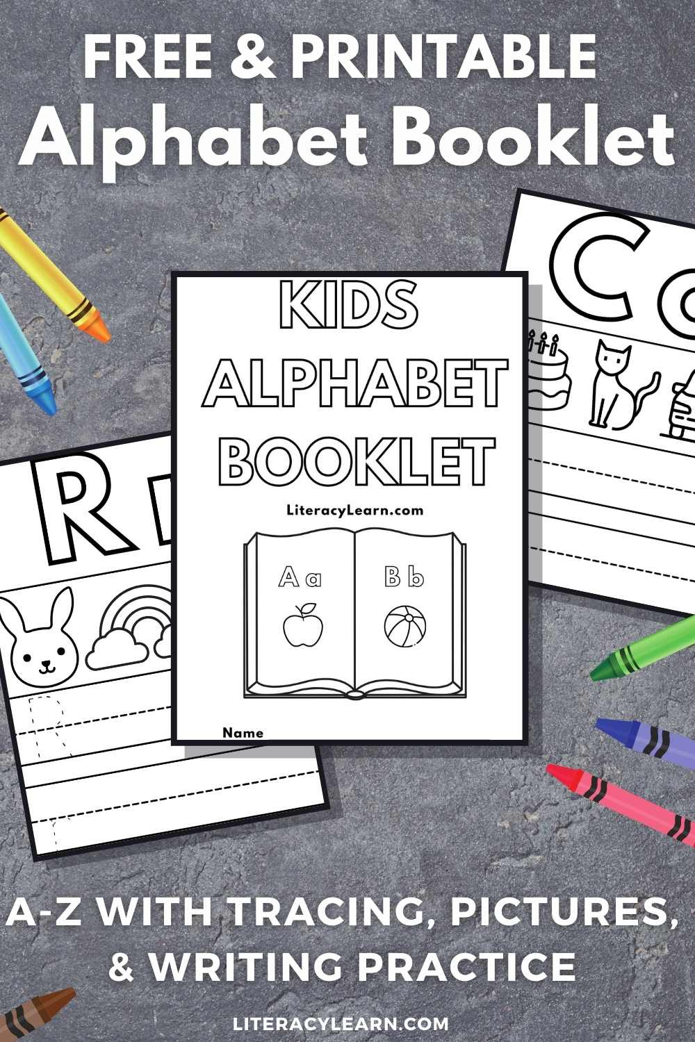 Printable Alphabet Book For Kids - Free Download! - Literacy Learn in Alphabet Books For Preschoolers Printable