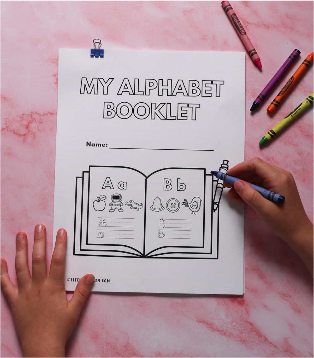 Printable Alphabet Book For Kids - Free Download! - Literacy Learn throughout My Alphabet Book Printable