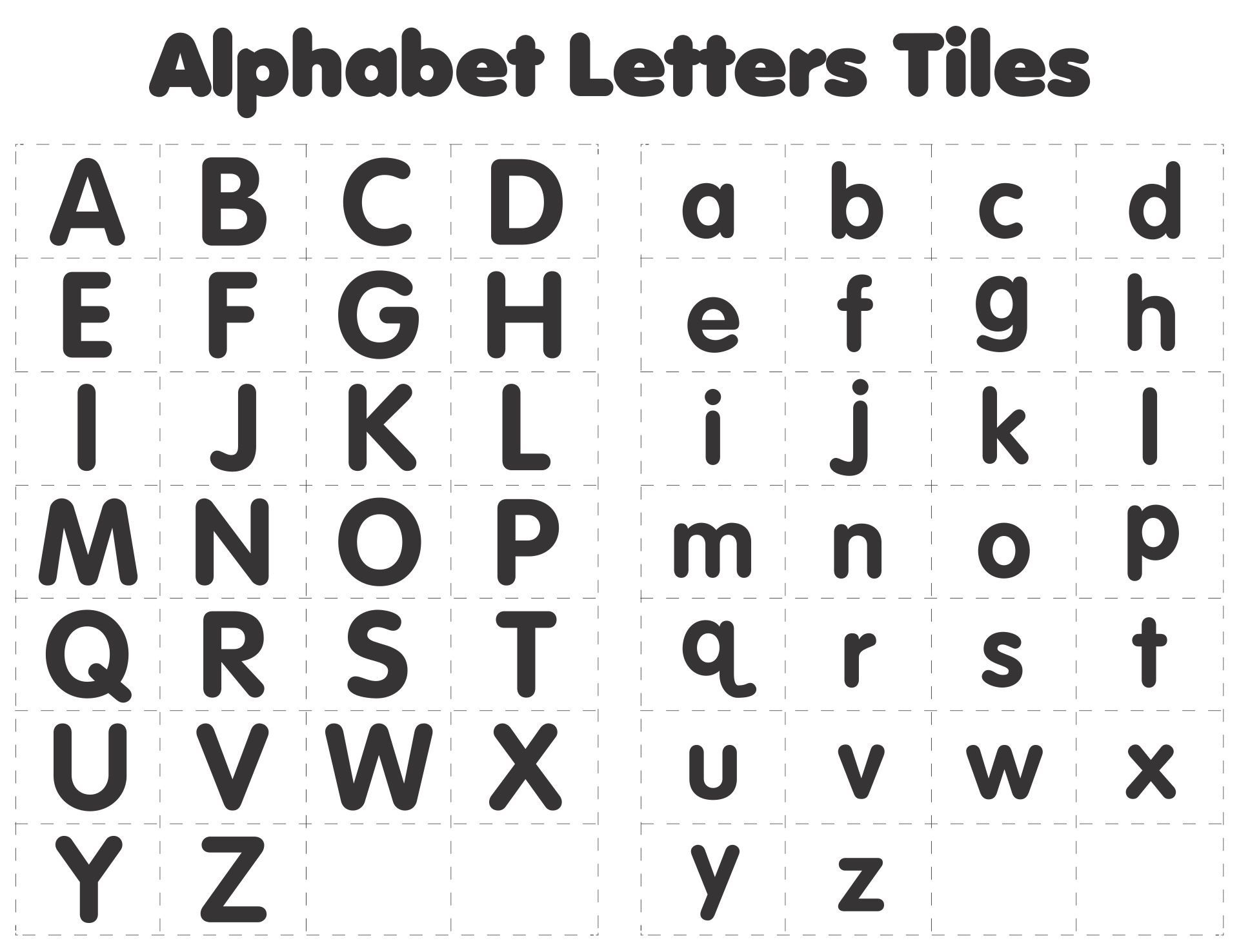 Printable Alphabet Letter Tiles - This Reading Mama - Worksheets for Printable Alphabet Letter Tiles