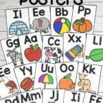 Printable Alphabet Posters Intended For Alphabet For Classroom Wall Printable