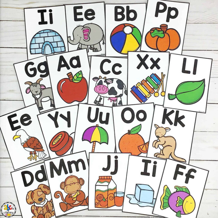 Alphabet Letters Printable with Pictures