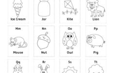 Printable Coloring Alphabet Flash Cards throughout Printable Black and White Alphabet Flash Cards