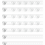 Printable Cursive Alphabet Practice Sheets: Royal Fancy Capital Y In Free Printable Cursive Alphabet Letters