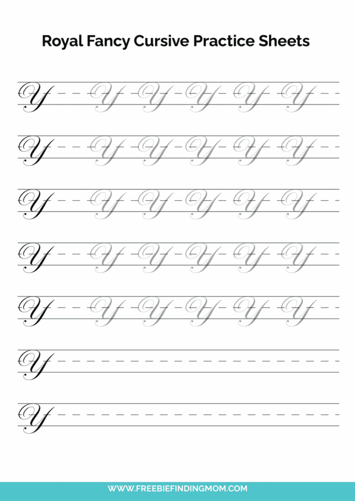 Free Printable Cursive Alphabet Letters