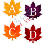 Printable Fall Leaves Alphabet Set – Celebrate All Year Within Cut Out Free Printable Fall Alphabet Letters