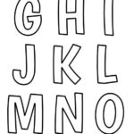 Printable Free Alphabet Templates For Alphabet Letters Template Printable