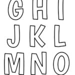 Printable Free Alphabet Templates For Free Printable Alphabet Template